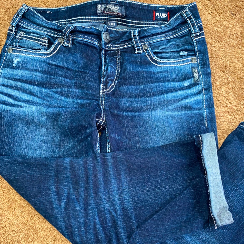 Silver Capris